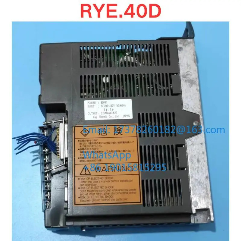 RYE.40D 서보 드라이버 사기능 확OK