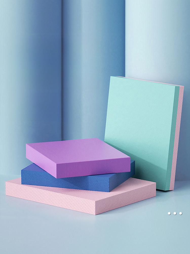 헬스 무릎 매트 쿠션 요가 보호 패드 소 운동 필라테스 밀레니엄핑크 대형 40 50x6cm - 상품 이미지