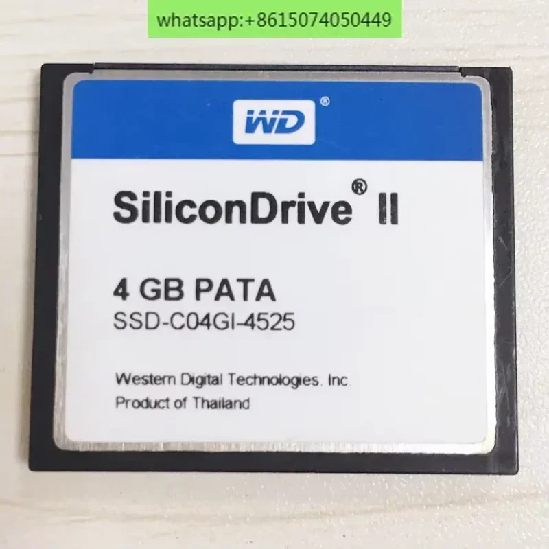 WD SiliconDrive CF 4G 산업등급 카드 4GB 산업컴퓨터 산업장비