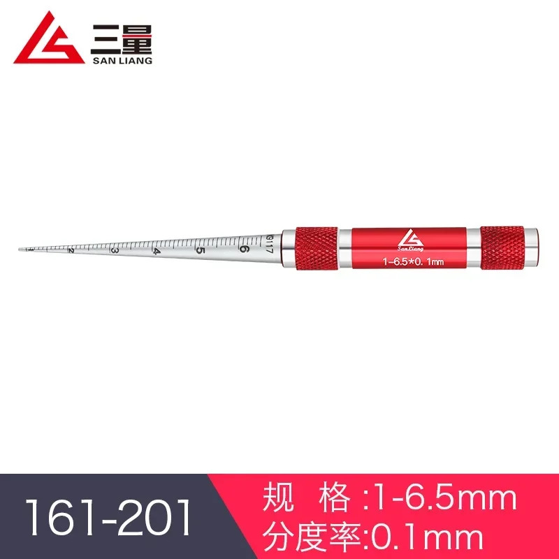 원추형 보어 게이지 내부 측정 고정밀 1-45mm 탄소강 플매트 카펫 러그 필러