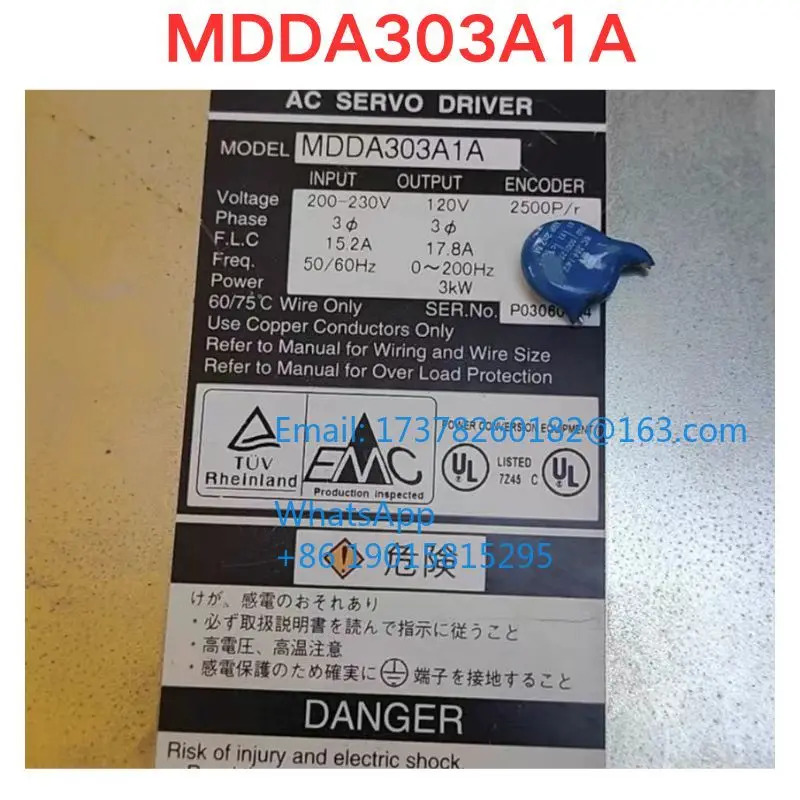 리퍼 MDDA303A1A 서보 드라이버 기능 확OK