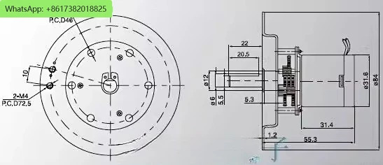 전압 조정기/DC 기어드 모터 12V 18rpm1KMS기어드