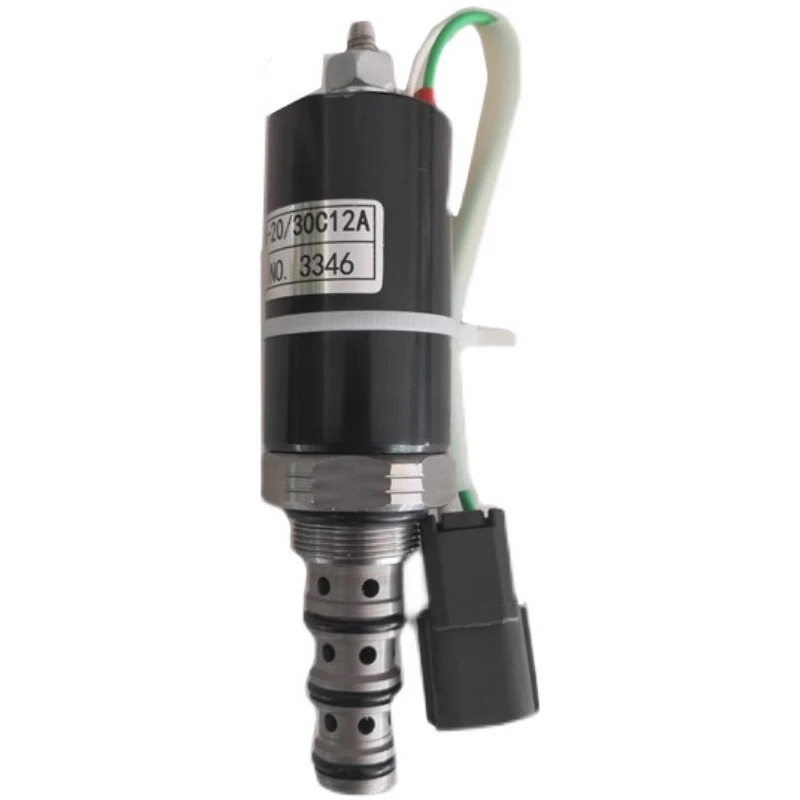 굴삭기 부품 SK200-2 SK220-2 유압 펌프 솔레노이드 밸브 YN35V00004F1 숏 라인