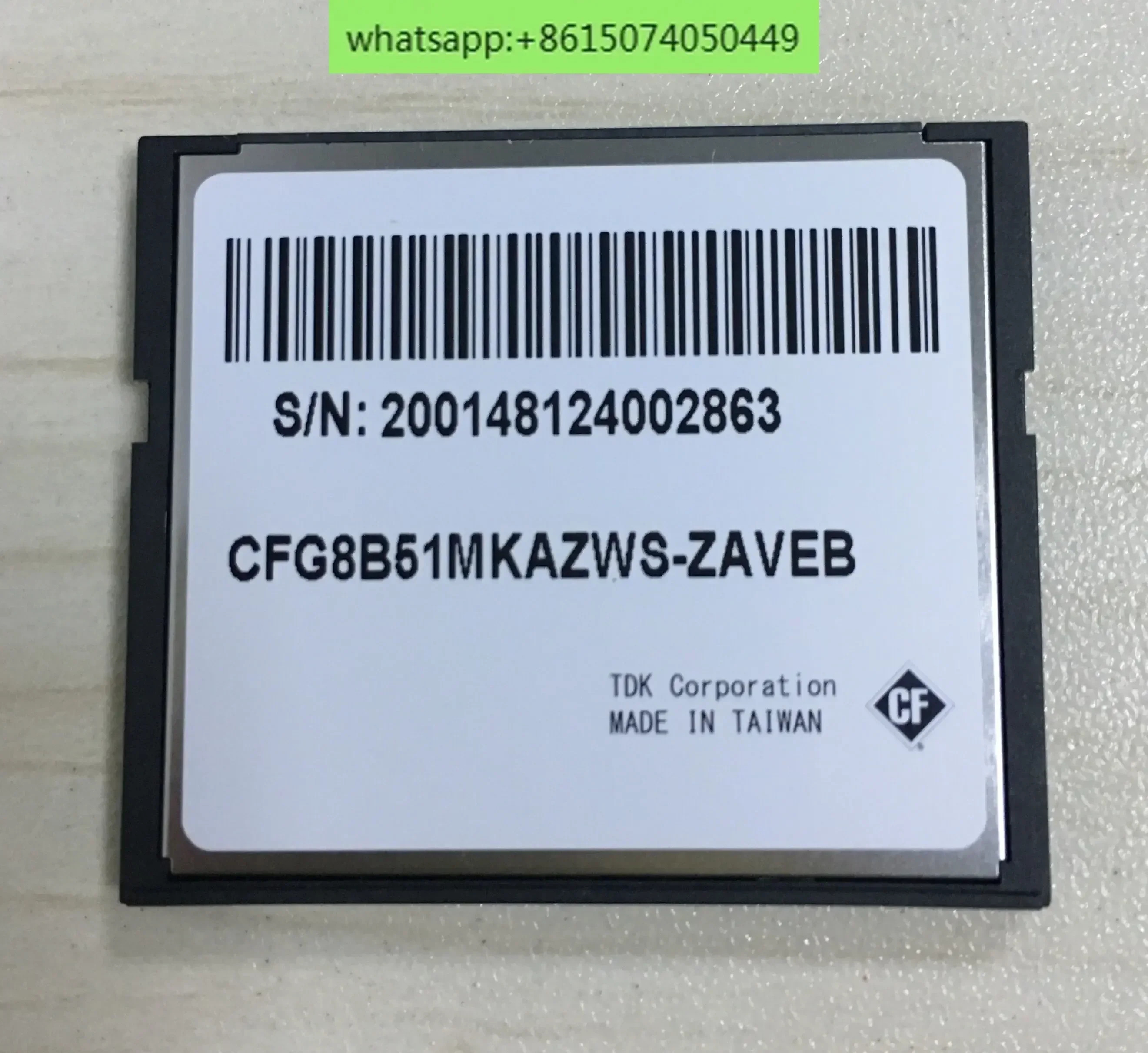 CNC 공작 기계TDK GBDriver CF 512M 카드 512MB