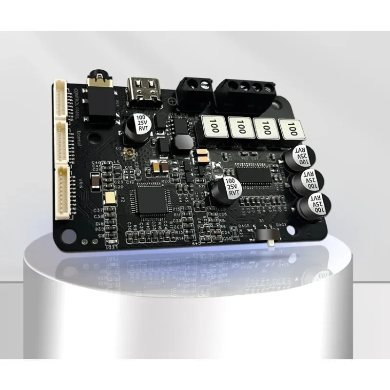 Bluetooth 5.0DSP 전력 증폭기 보드 2.0 스테레오 고음 조정 크로스오버 음질 지원 튜닝 40WX2