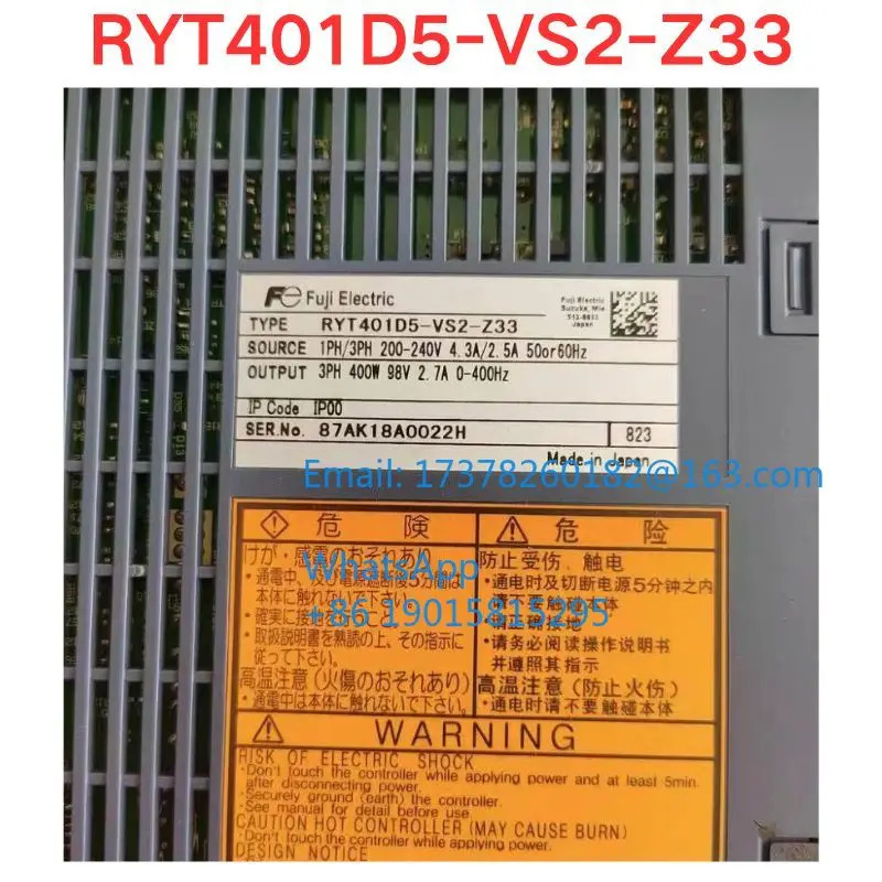 리퍼 RYT401D5-VS2-Z33 서보 드라이버 기능 확OK