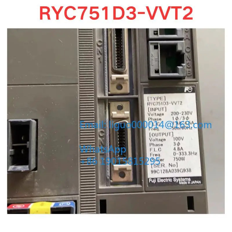 리퍼 RYC751D3-VVT2 서보 드라이버 기능 확OK