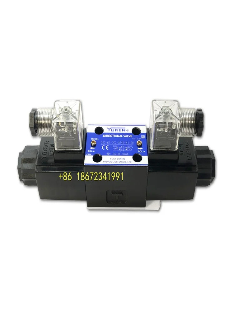 YUKEN 유치 유압 솔레노이드 방향 제어 밸브 DSG-01-3C2-D24/A240-N1-50