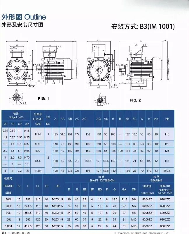 모터 AEEV3N 0.55 1.1 2.2 3 4 5.5 7.5 11 15KW 수