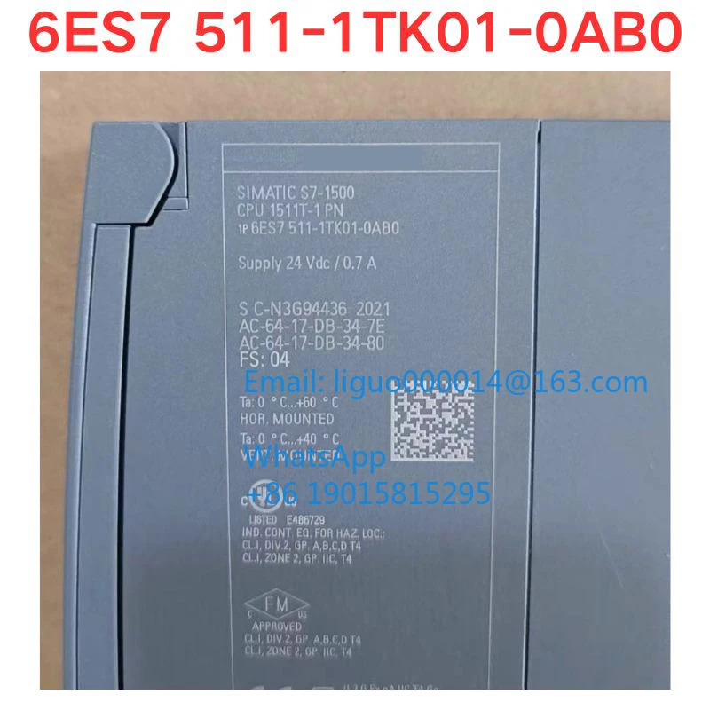 리퍼 6ES7 511-1TK01-0AB0 모듈 기능 확OK