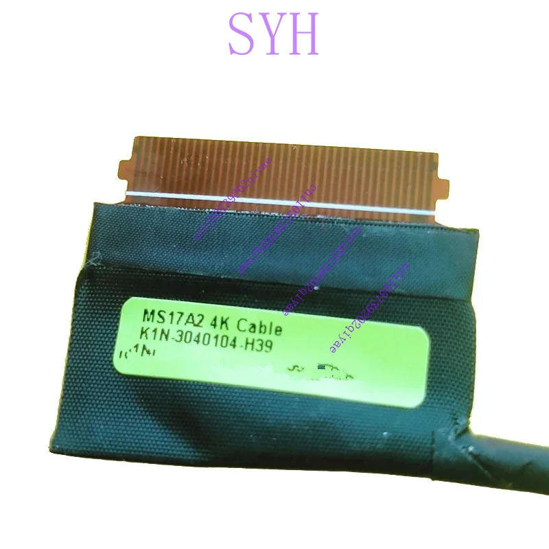 MSI 73 73VR 75VR 4K K1N-3040104-H39교체노트북 LCD 비디오 리본 케이블