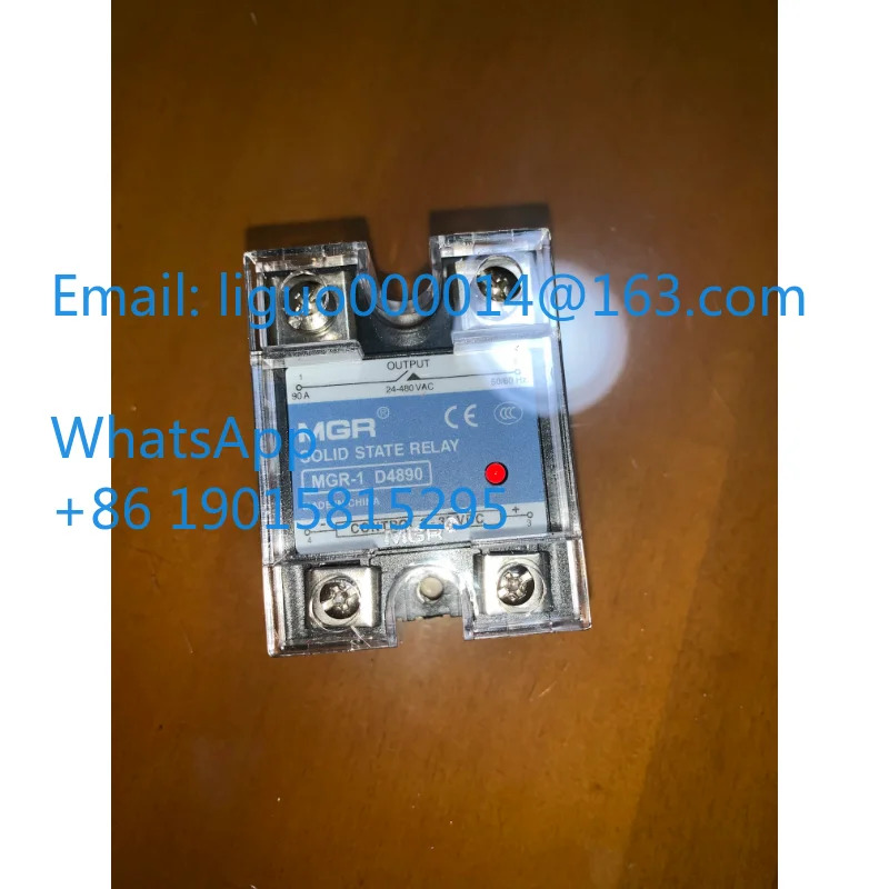 Mager 새 원본 단상 솔리드 스테이트 릴레이 220V SSR MGR-1 D4890 DC 제어 AC DC-AC 90A