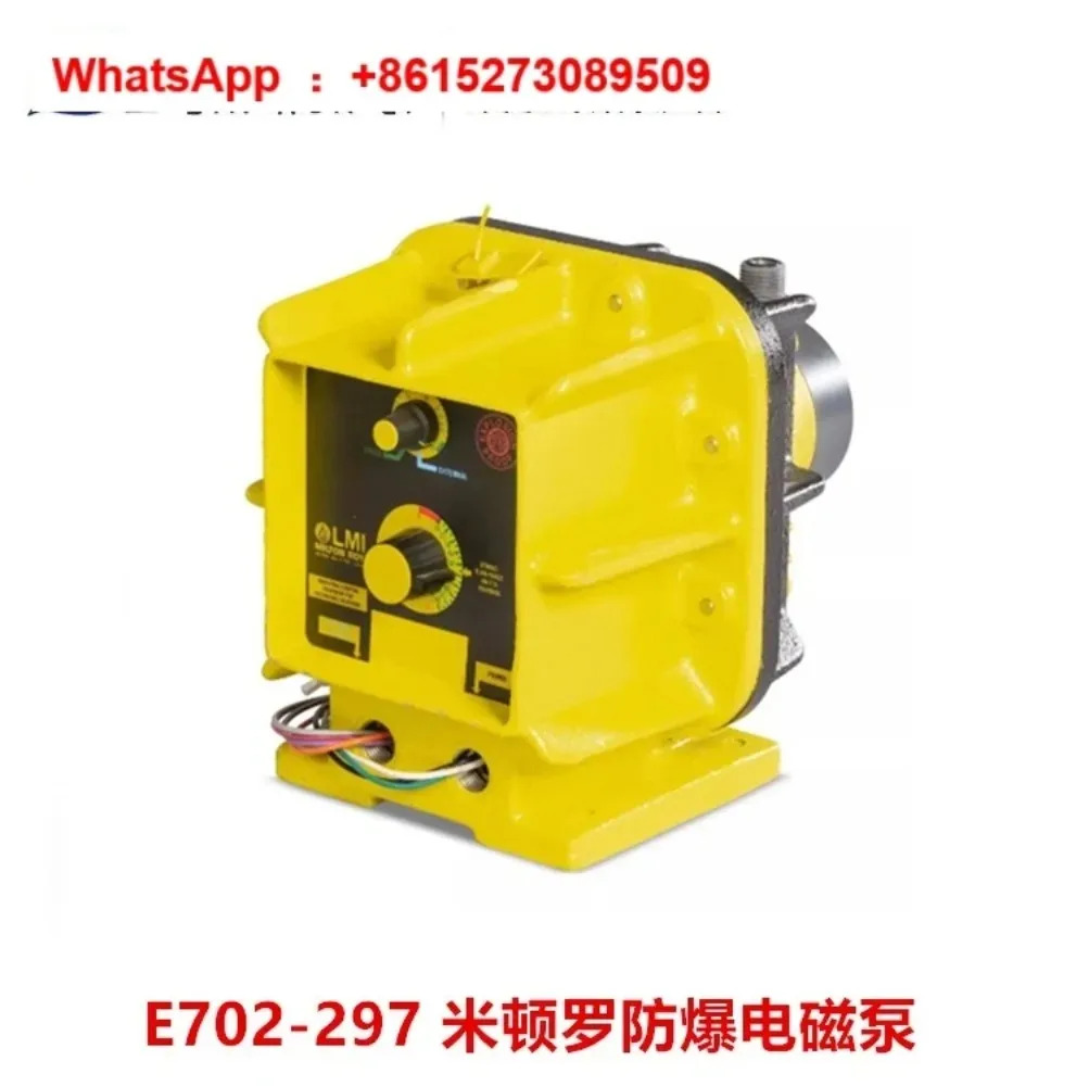 Mitton 계량 펌프 E702-297 방폭형 전자기 유량 4.9L 압력 20.7bar 316 유압 엔드