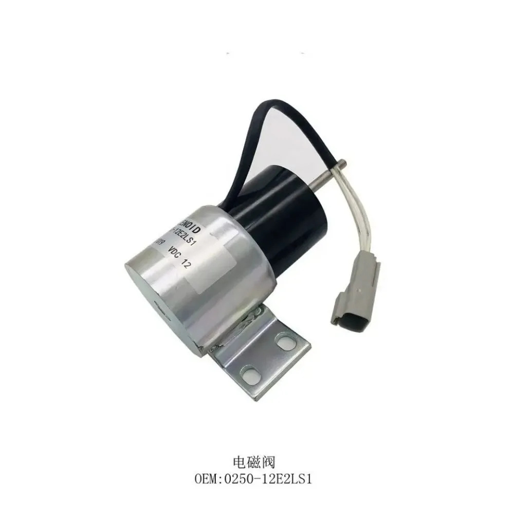 0250-12E2LS1 전기 부품 차단/정지 솔레노이드 밸브굴삭기 밸브