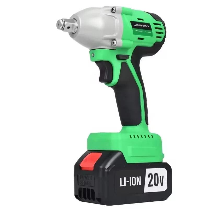 20V 430Nm 나노 무선 임팩트 렌치 브러시리스 모터 1/2 고토크 간편 전동 공구 세트 4.0Ah 배터리