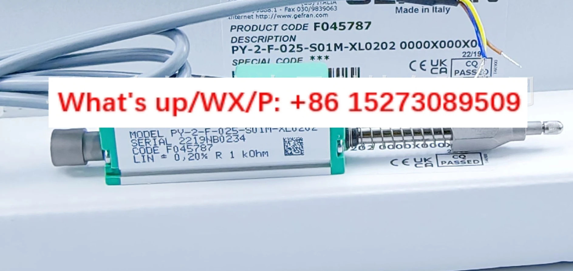 PY 변위센서 PY-2-F-025/PY-2-F-010/PY-2-F-050-S01M