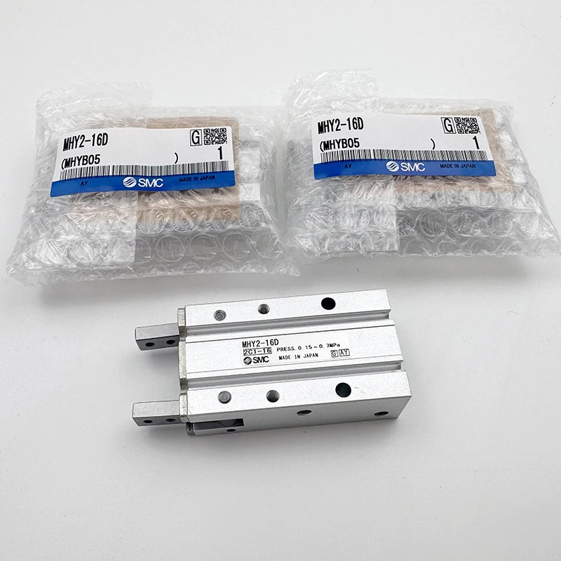 SMC MHY2 10D 16D 20D 25D 복동식 공압 그리퍼 보어 10-25mm Y 180도 앵귤러 알루미늄 클램프 실린더