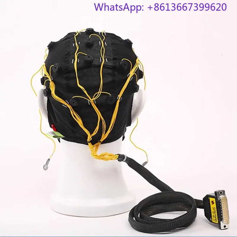 그린텍19채널 EEG 측정캡 솔루션 AgCl 전극 센서를 이용EEG 획득