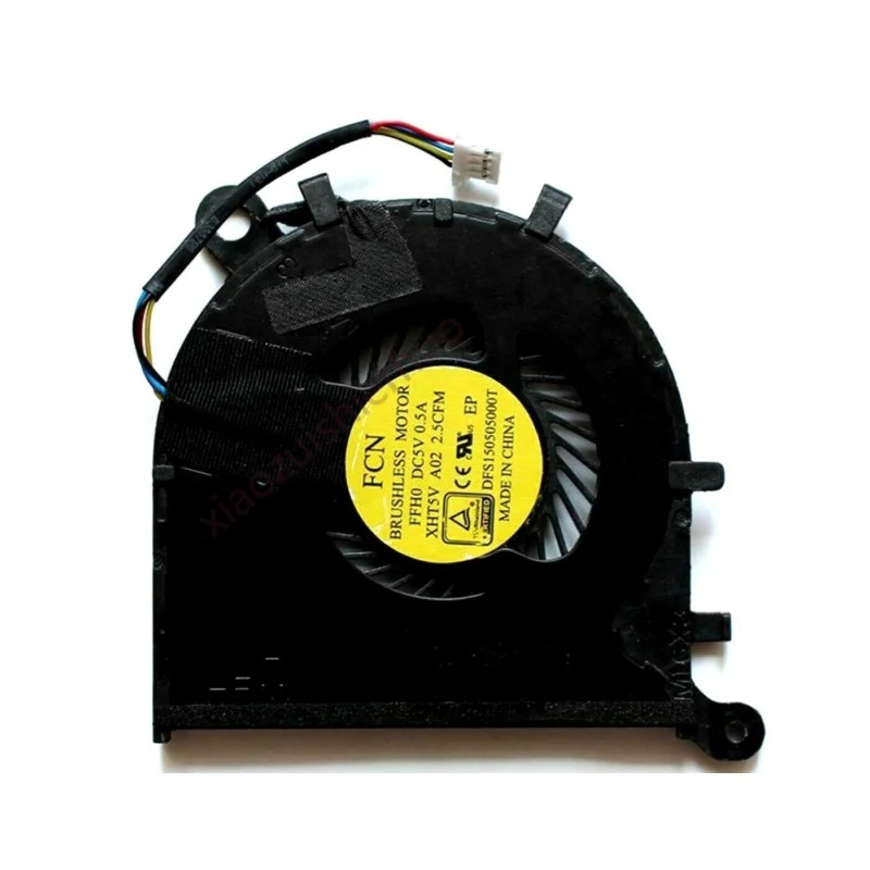 델 XPS 13 9343 9350 9360 9530 L321X P54G XHT5V DC28000F2F0 CPU 냉각팬 4핀 신