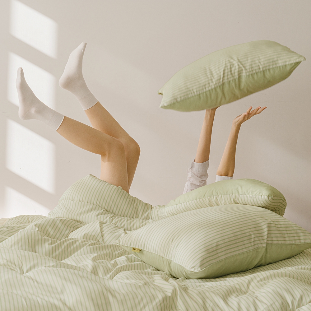 바자르 시리얼 먼지없는 봄 가을 사계절 차렵 이불 패드세트 SS