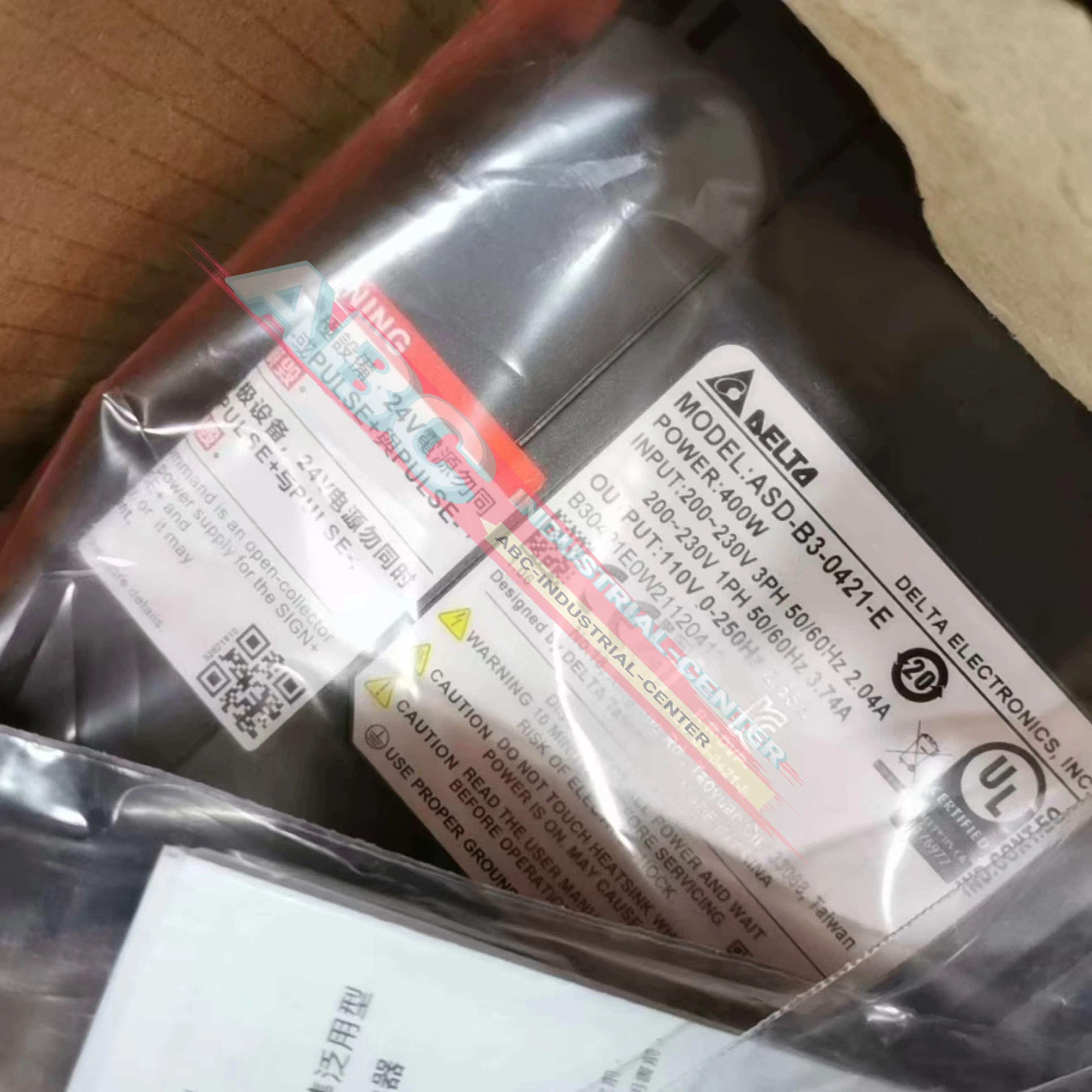 ASD-B3-0421-E AC 모터 새 포장 ECM-B-C20604RS1