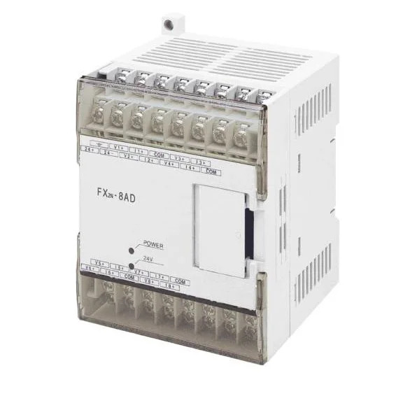 새 PLC FX2N 디지털 입력 출력 모듈 16비트 8 아날로그 블록 FX2N-8AD