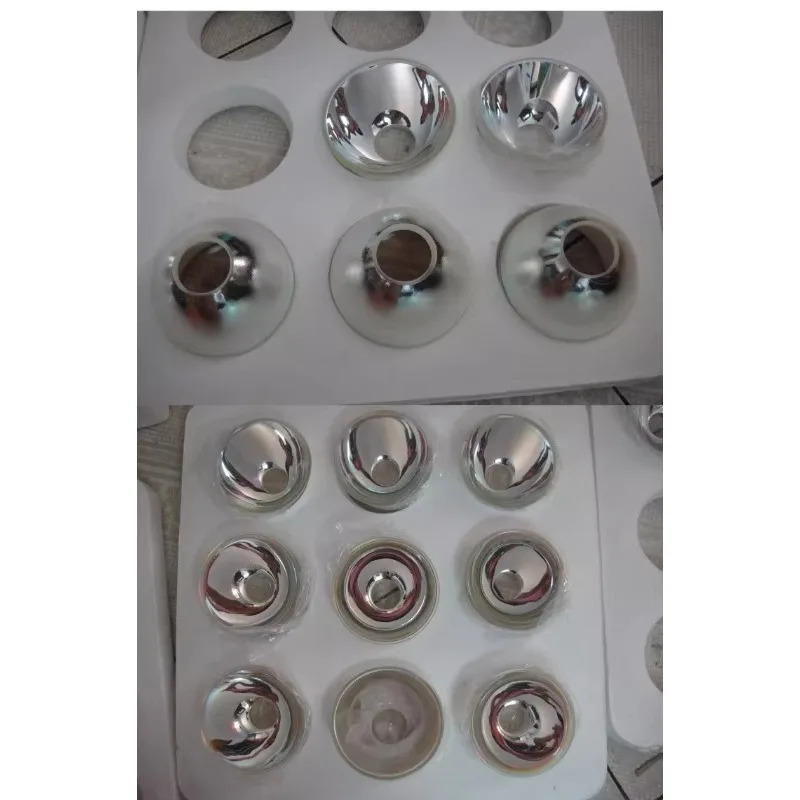 소형 고온 방지 스포트라이트 볼 반사판 램프쉐이드 직경 70mm 원뿔 타원체