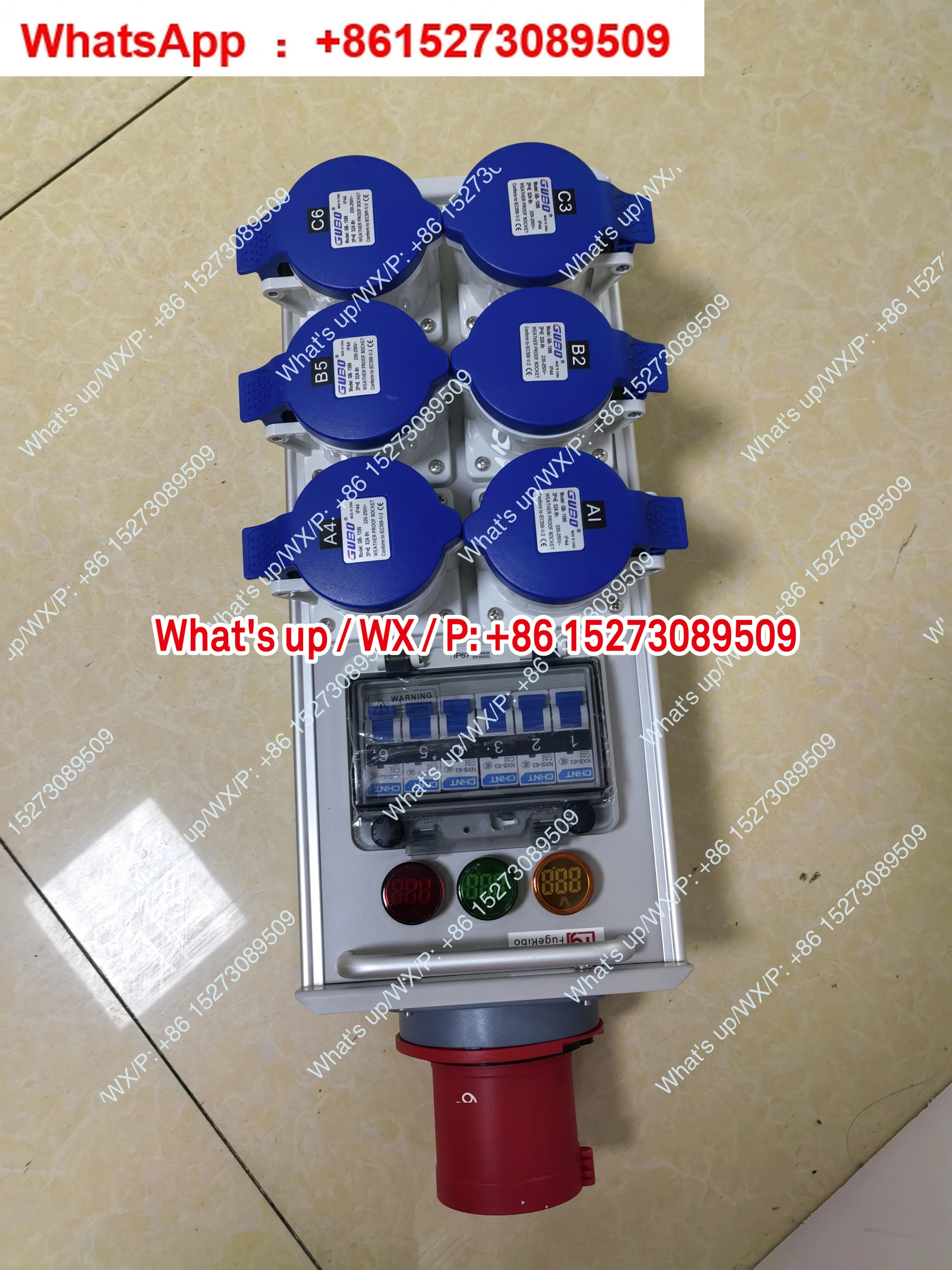 6웨이 32A3 코어 각각 6000w 출력 63A5 입력