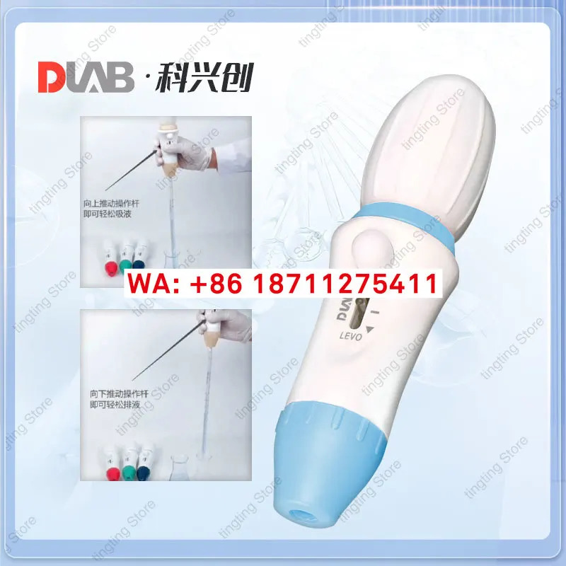 DLAB 달롱 수동 피펫 흡입 보조기 레보 실험실 미세 샘플러 0.1-100ml