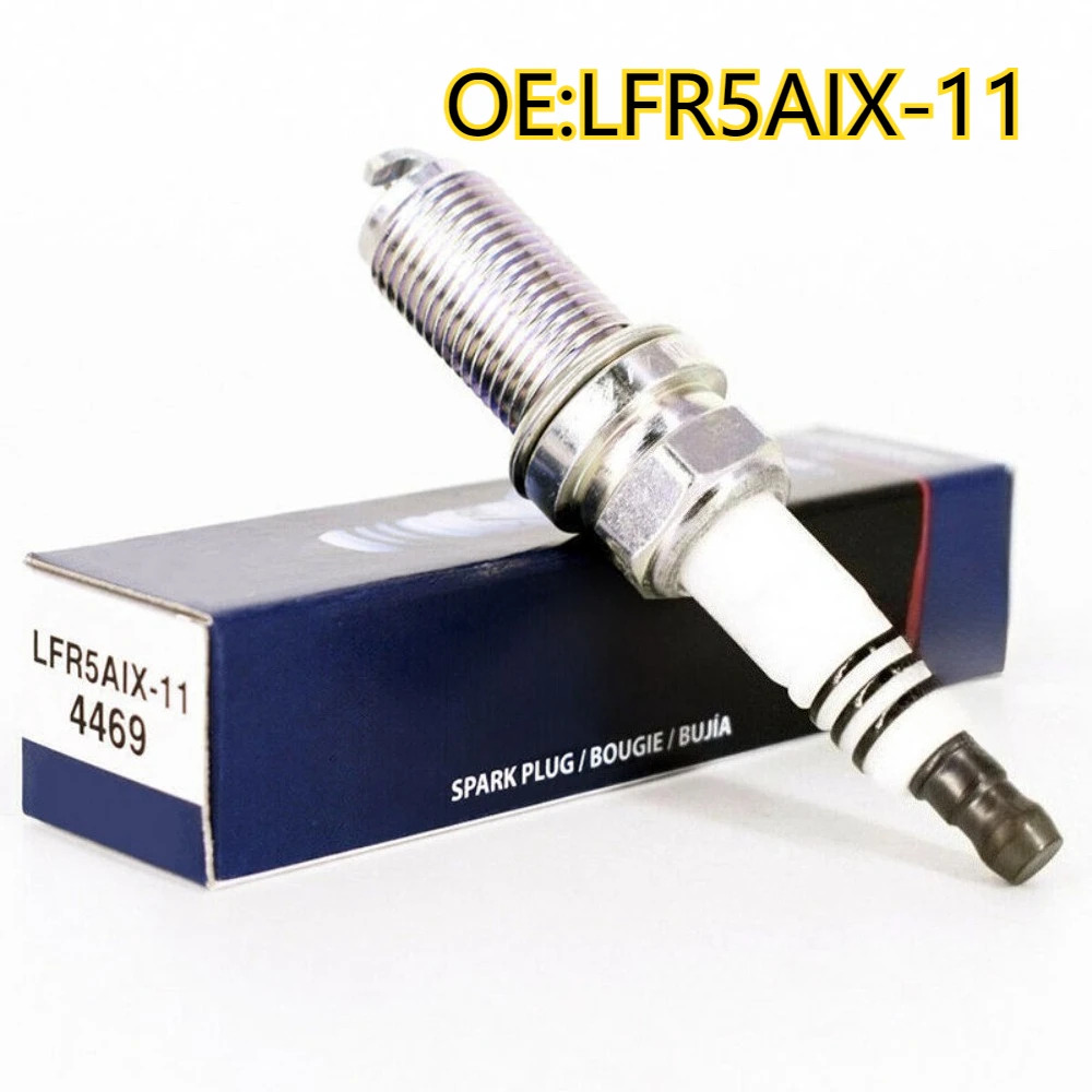 새 LFR5AIX-11 OEM 16개 NGK 이리듐 IX 점화 플매트 카펫 러그 4469 11-17년식 램 1500 5.7L V8 용