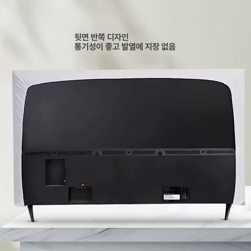먼지차단 티비가림막 대형 덮개천 맞춤제작 인테리어 감 행운 50 - 65인치 125 134 70 89cm - 상세 이미지 5