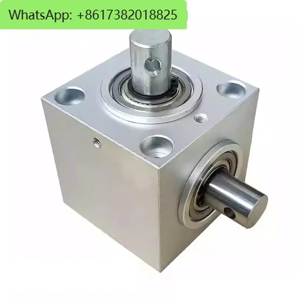 수직형 직각 조향 기어 1.5M 20T 90도 전환기 15MM 직경 이샤프트 2000RPM 12Nm