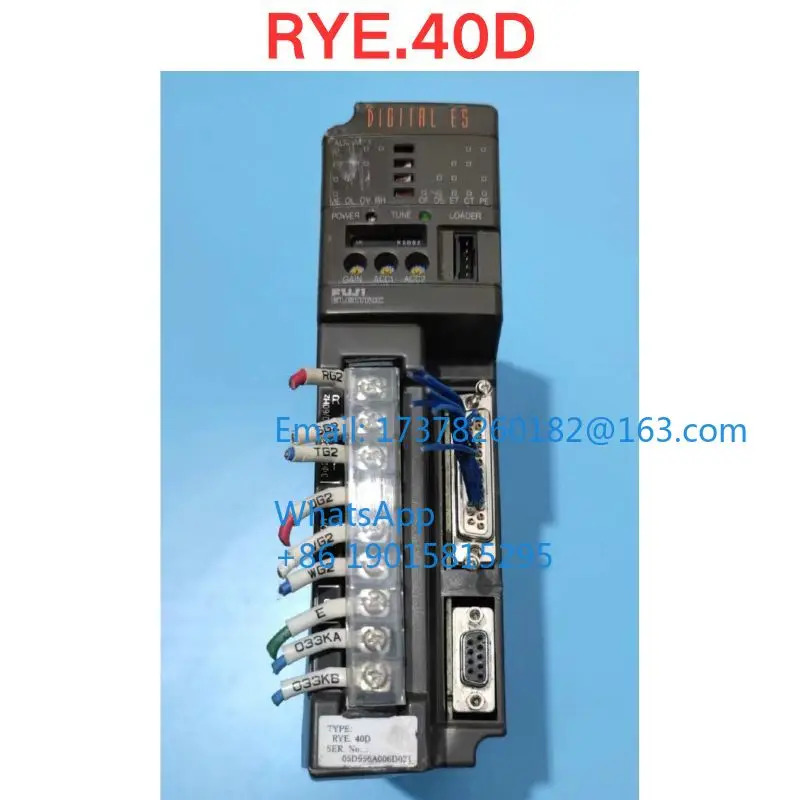RYE.40D 서보 드라이버 사기능 확OK