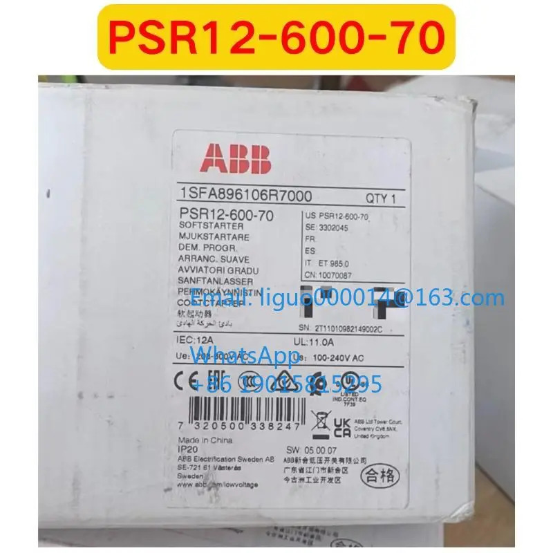 오리지널 PSR12-600-70 소프트 스타트