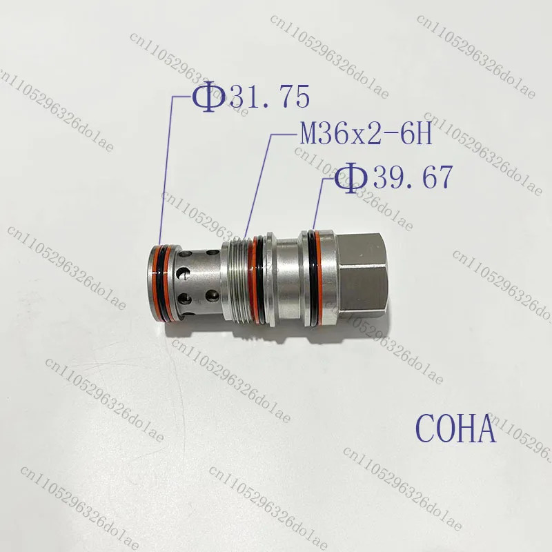 유압 밸브 CODA/COFA/COHA SUN 타입 나사형 카트리지 1.81 압력 가이드 단방향