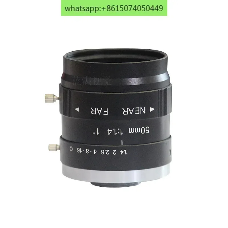 ccd 산업렌즈 1천만 픽셀 고정 초점 50mm 1인치 C-마운트 수동 조리개