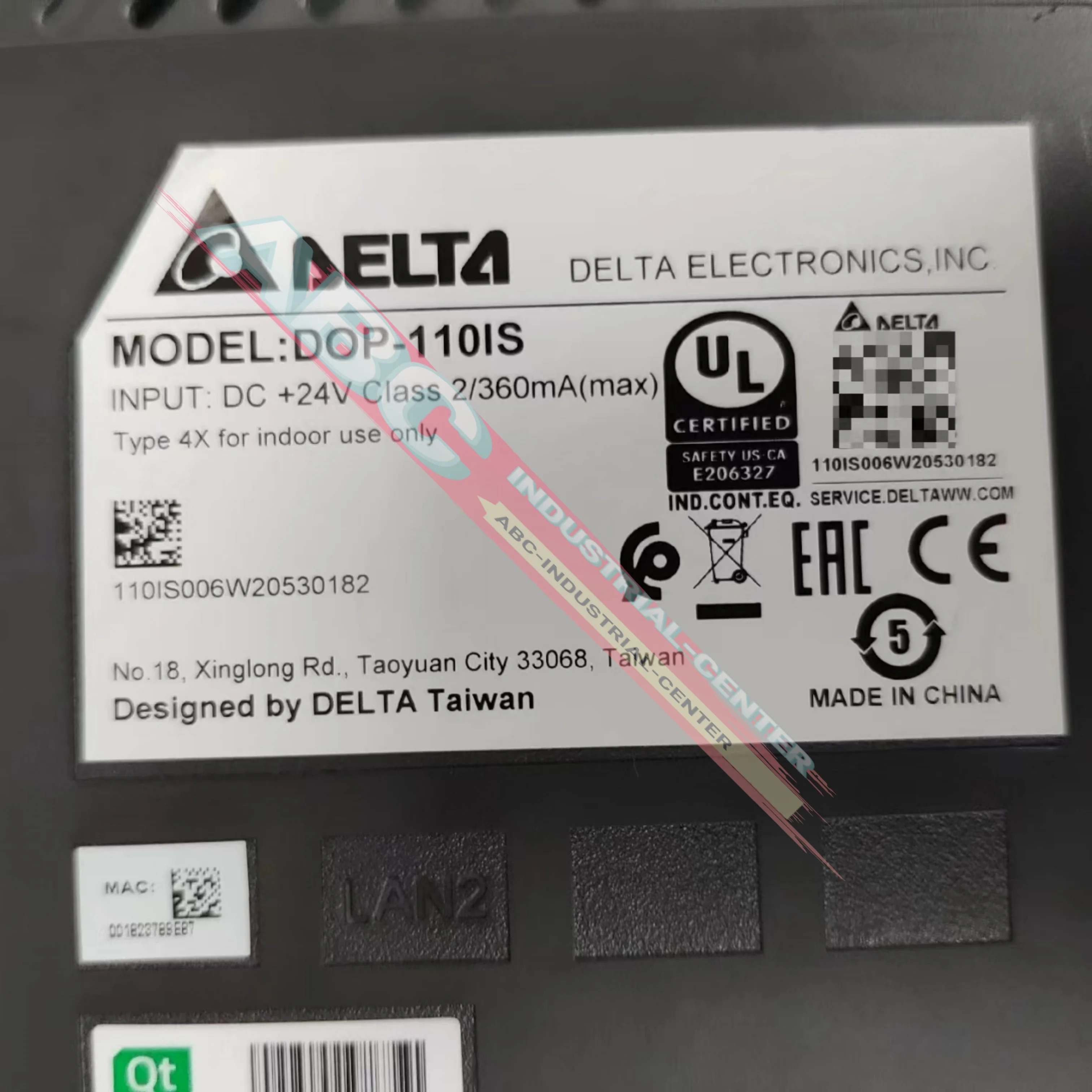 DOP-110IS 신 DOP-110WS HMI 터치 스크린