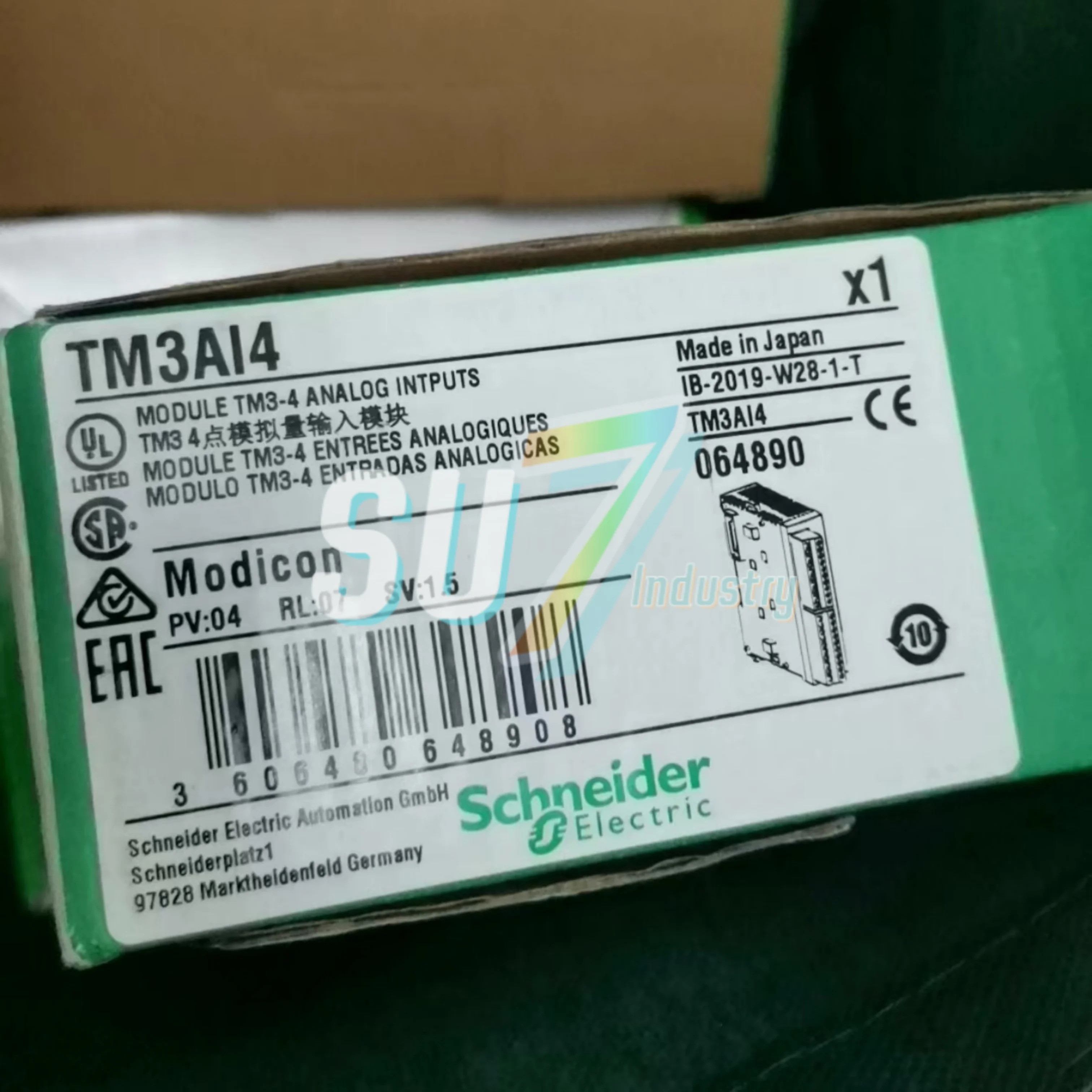 TM3AI4 오리지널 PLC 모듈
