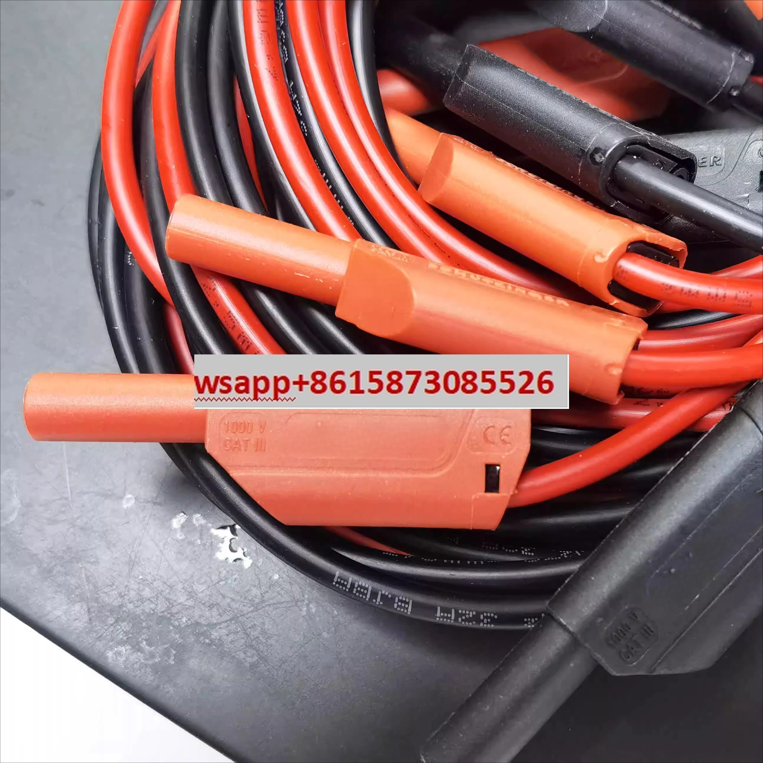 VSFK8701 4mm 바나나 헤드 리퍼 라2.5제곱 1000V 32A 광전지 행 와이어