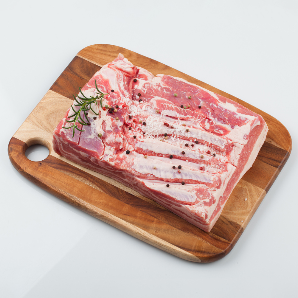 고기중독 삼겹살 2kg 통삼겹 냉삼 목전지 구이용 냉동 수입 이미지 4