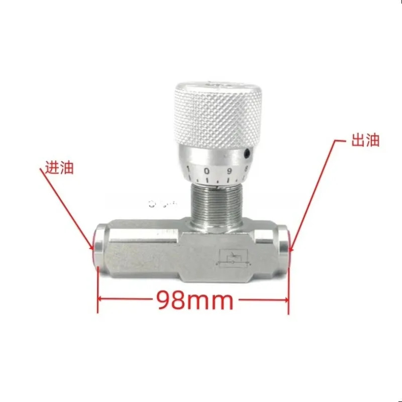 STU-G1/4 STU-G3/8 G1/2 STU-G3/4 STU-G1 유압 단방향 스로틀 밸브 속도