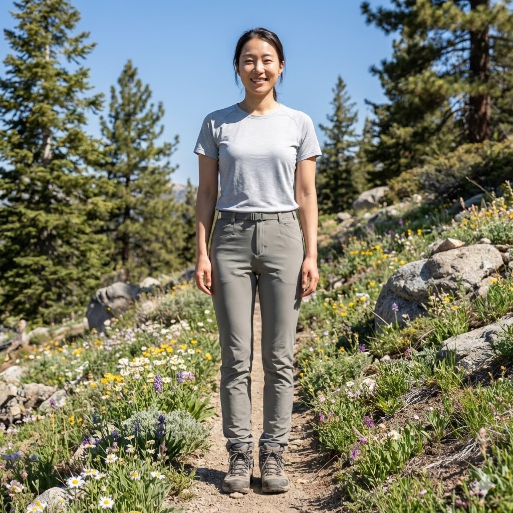 MILLET 밀레 여성 봄 간절기 아웃도어 슬림핏 항균 스판 등산 바지 - 상세 이미지 3
