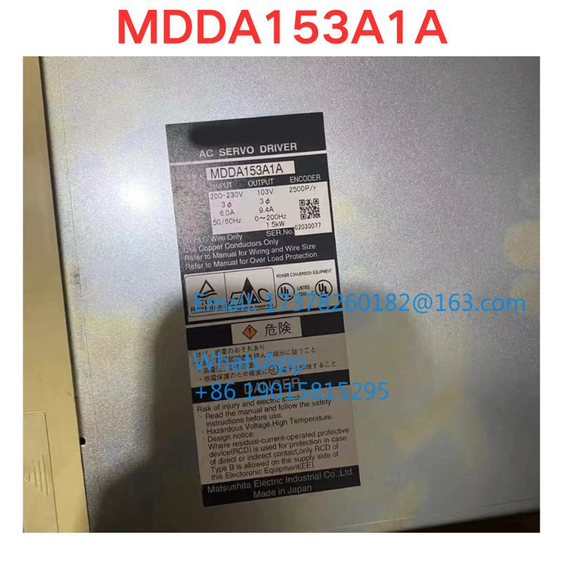 리퍼 MDDA153A1A 서보 드라이버 기능 확OK