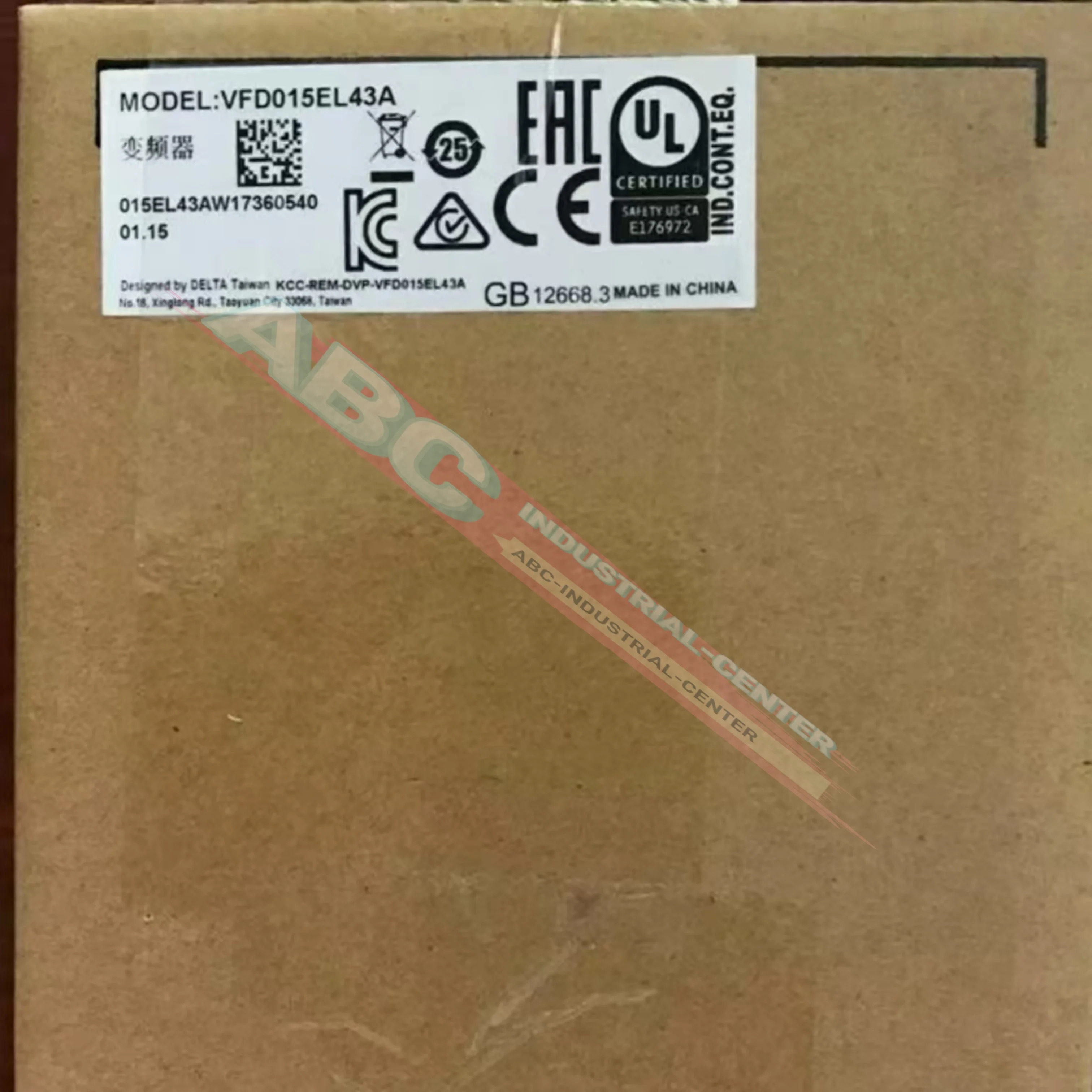 VFD007EL21W VFD015EL43A 오리지널 주파수 변환기
