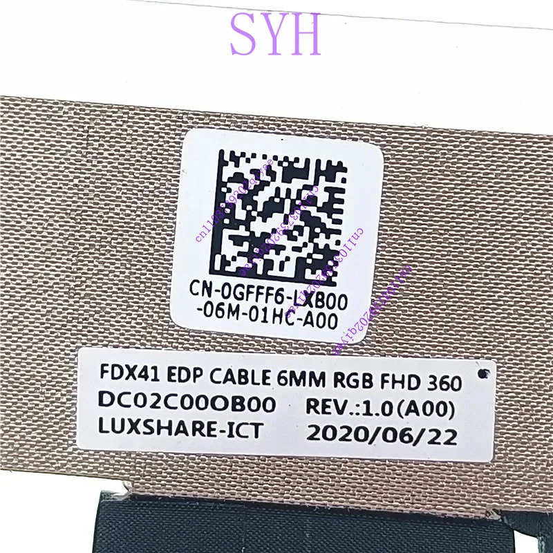 Dell Latitude 7410 E7410 2-in-1 FDX41 6MM RGB FHD 0GFFF6 GFFF6교체노트북 LCD EDP 케이블