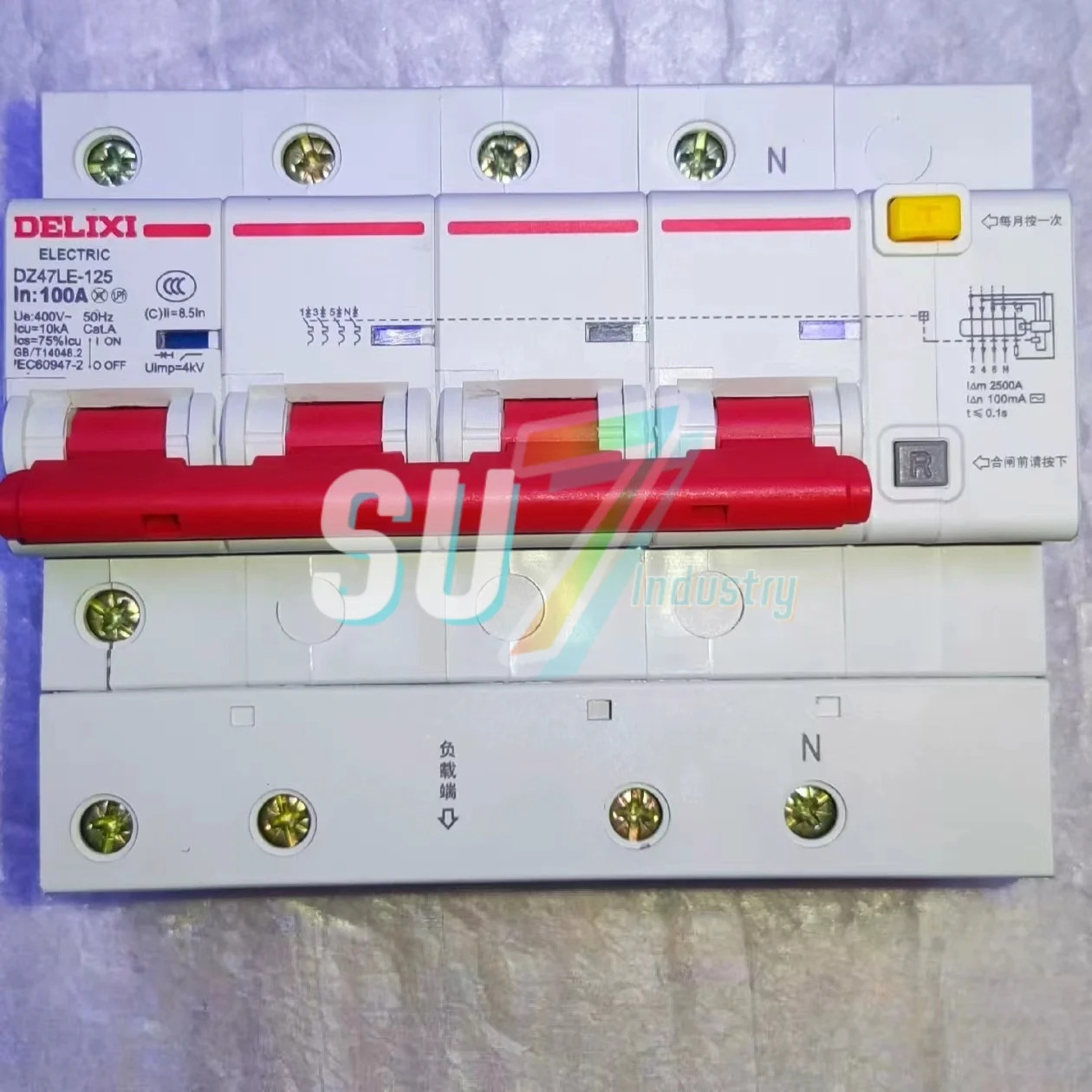 DZ47LE-125 100A 4P 내부 회로차단기기능