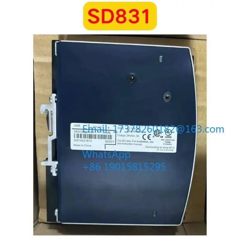 오리지널 SD831 3BSC 610064 R1 전원 모듈