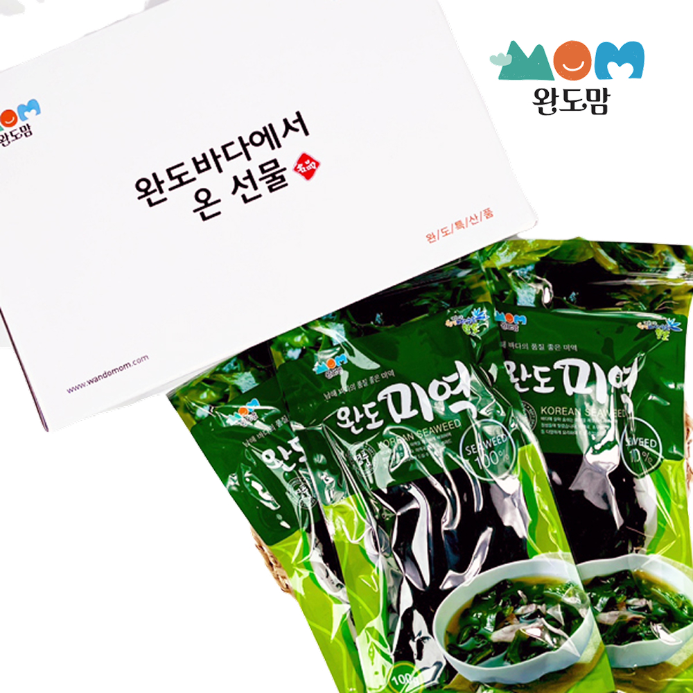 완도 햇 건미역 100gx4봉 선물세트 명절 진한국물