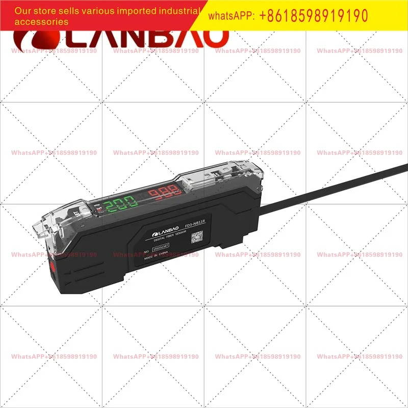 FD3 NB11R 광섬유 증폭기 빨간색 LED 자동 보정 센서