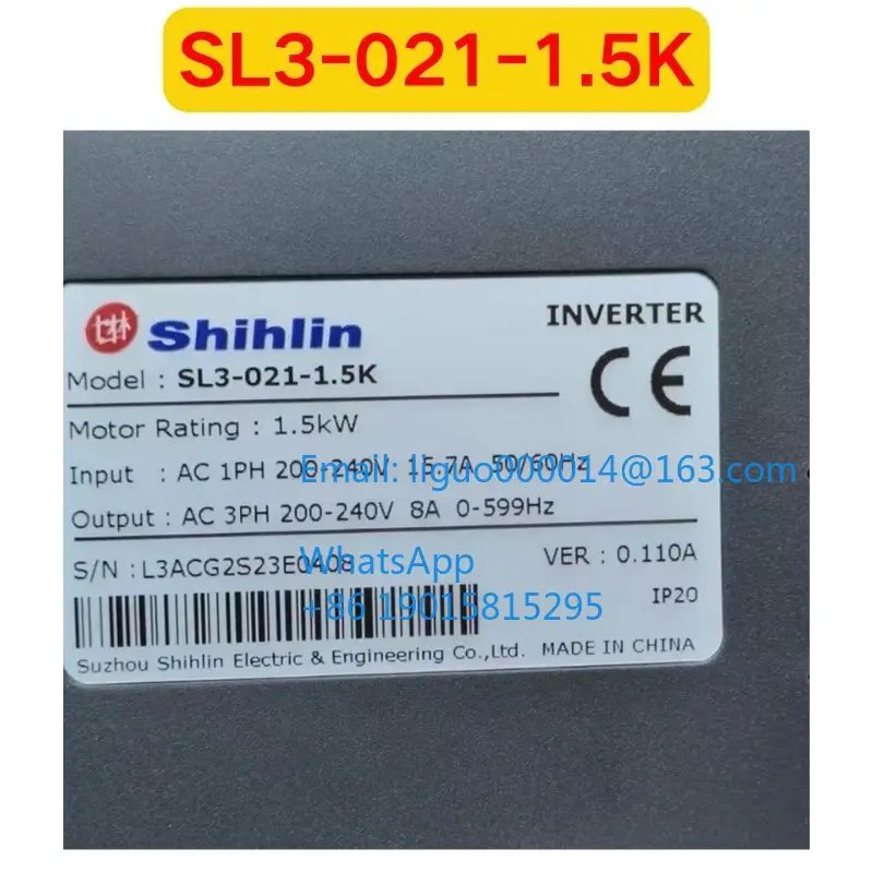 오리지널 SL3-021-1.5K Shilin 주파수 변환기 220V1.5KW